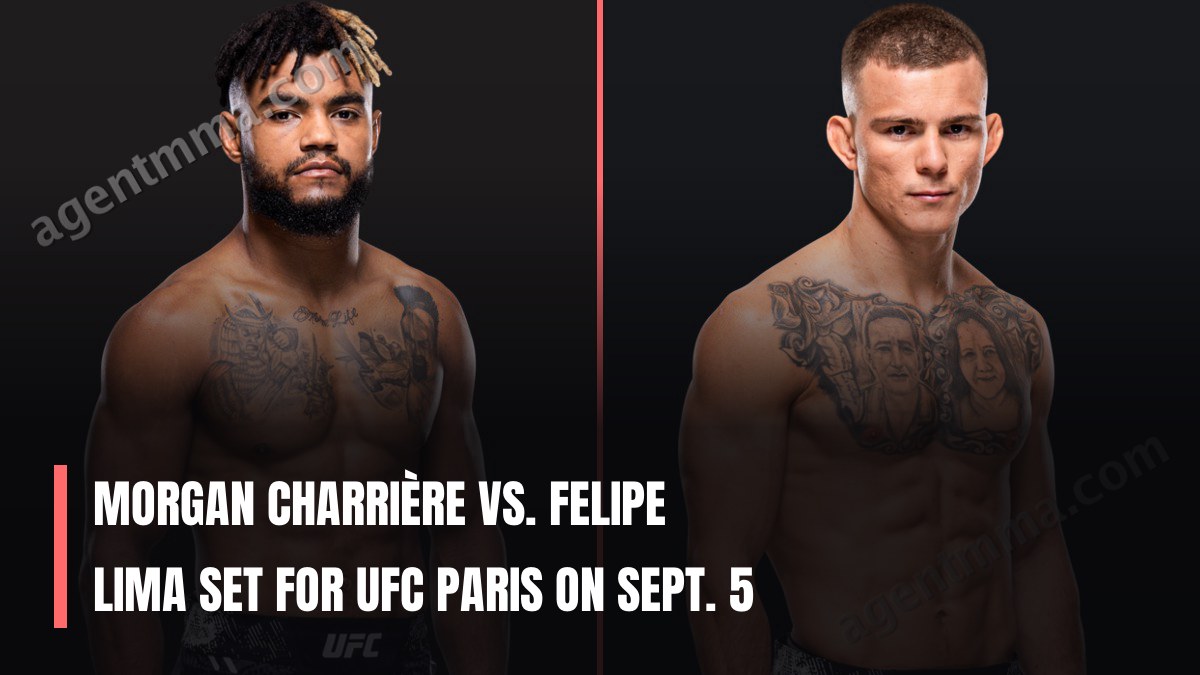 Morgan Charrière vs. Felipe Lima Set for UFC Paris on Sept. 5