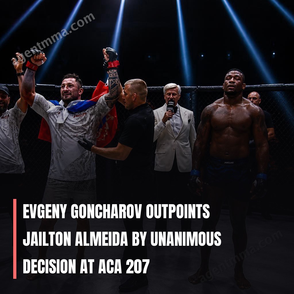 Evgeny Goncharov Vence Jailton Almeida por Decisão Unânime na ACA 207