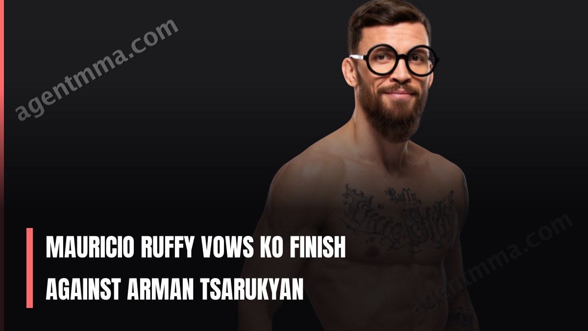 Mauricio Ruffy Promete Nocaute Contra Arman Tsarukyan