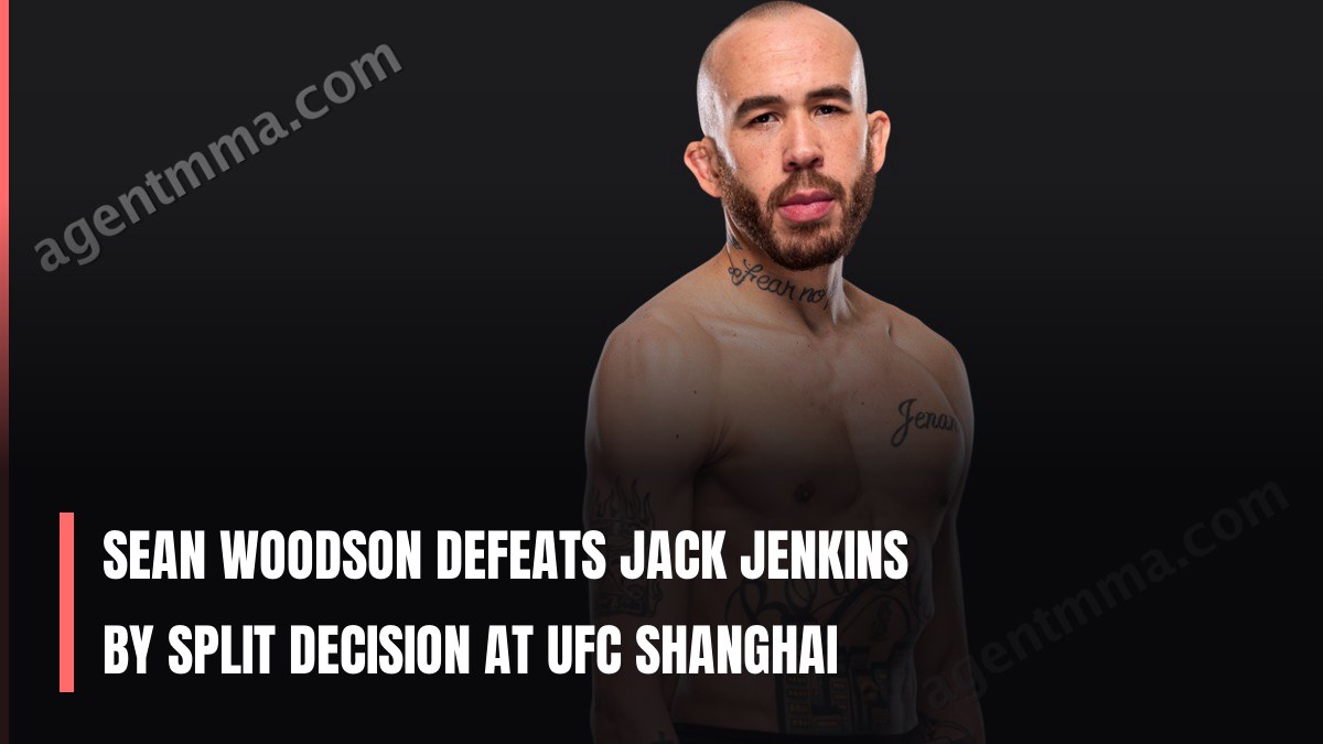 Sean Woodson Defeats Jack Jenkins by Split Decision at UFC Shanghai