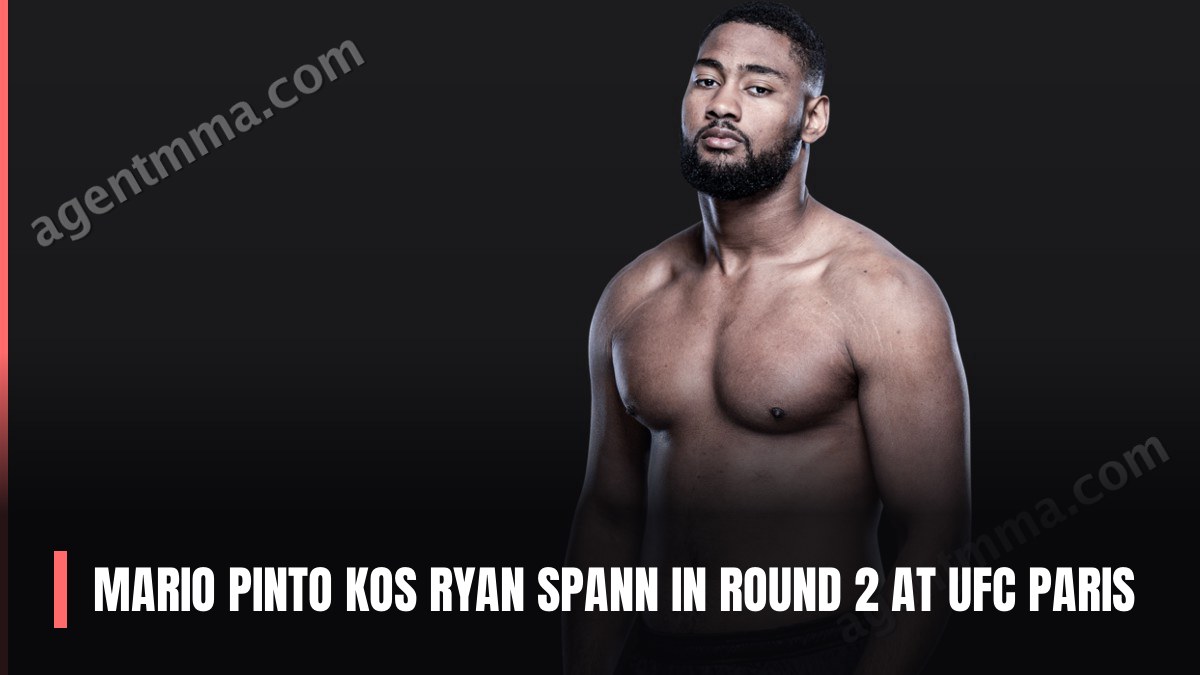 Mario Pinto nocauteia Ryan Spann no Round 2 no UFC Paris