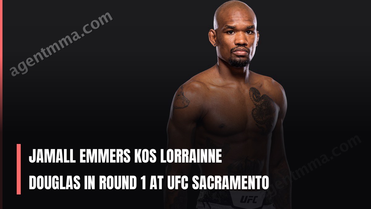 Джамалл Эммерс нокаутирует Lorrainne Douglas в первом раунде на UFC Sacramento