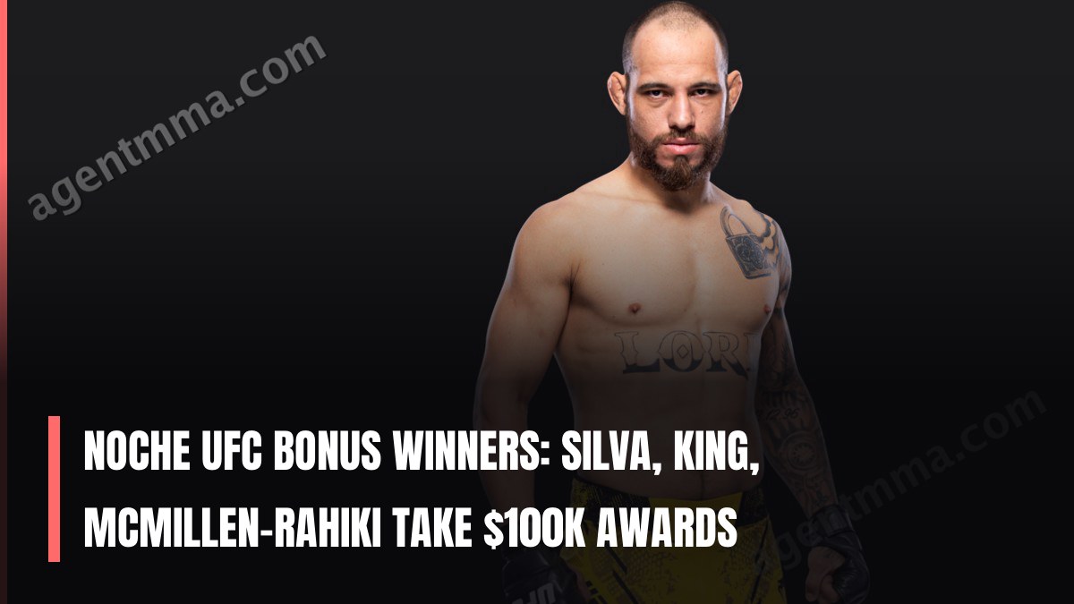 Noche UFC Bonus Winners: Silva, King, McMillen-Rahiki Take $100K Awards