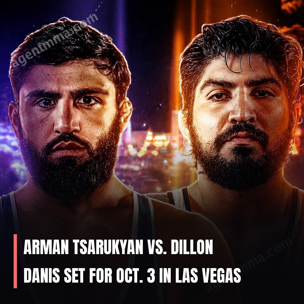 Arman Tsarukyan vs. Dillon Danis Set for Oct. 3 in Las Vegas