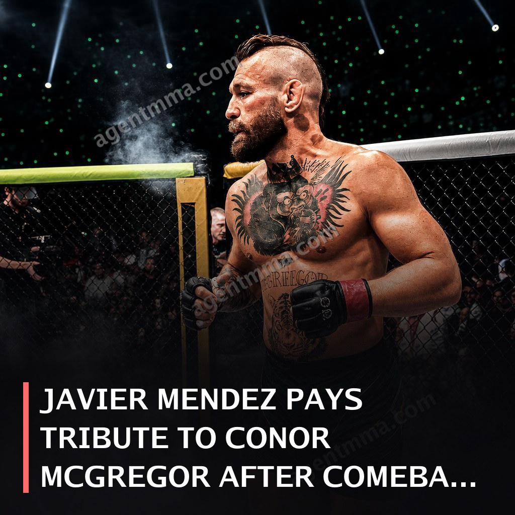 Javier Mendez rinde homenaje a Conor McGregor después de que su regreso termine en lesión