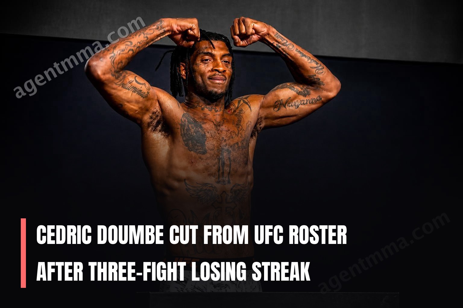 Cedric Doumbe Despedido del Roster de UFC Tras Racha de Tres Derrotas Consecutivas