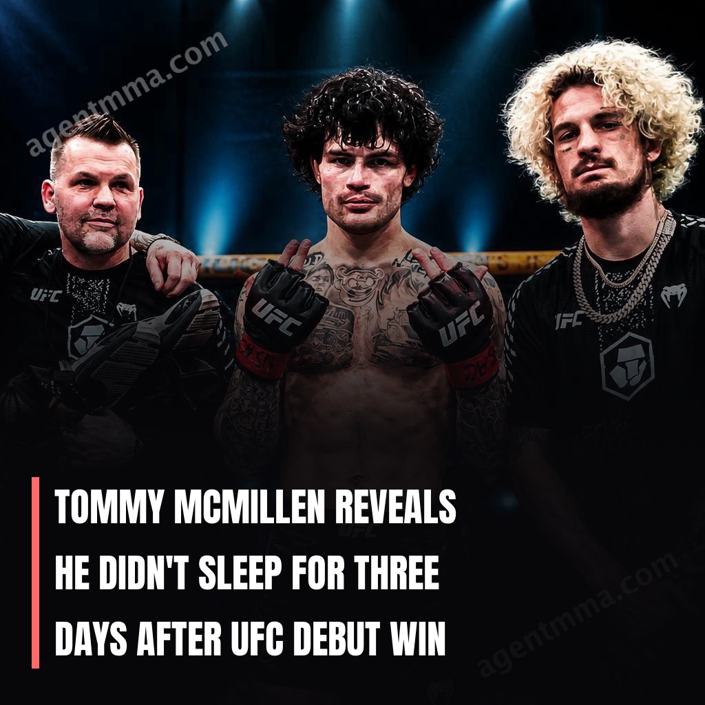 Tommy McMillen Reveals He Didn't Sleep for Three Days After UFC Debut Win