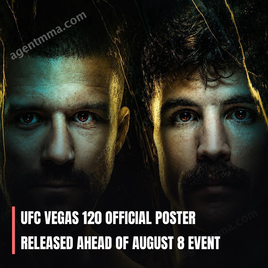 UFC Vegas 120 Official Poster Released Ahead of August 8 Event