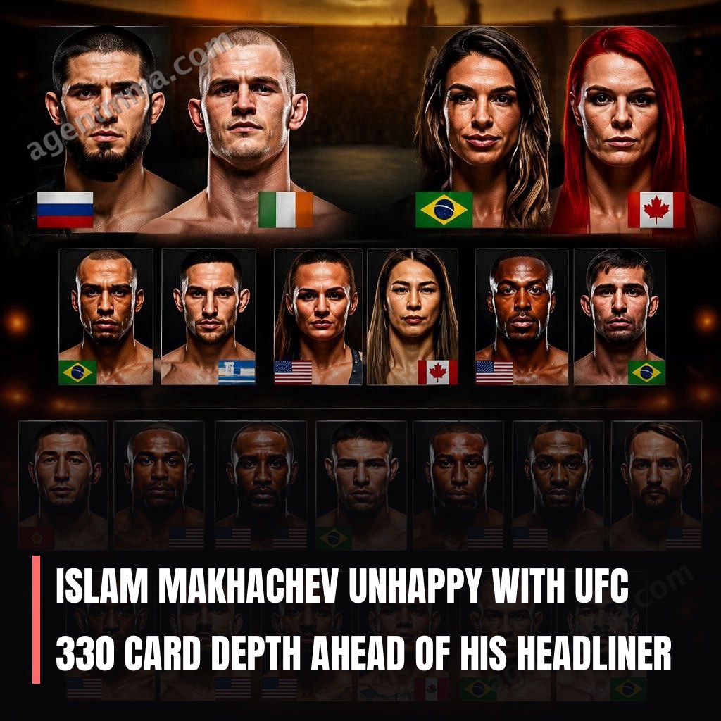 Ислам Махачев недоволен глубиной карточки UFC 330 перед своим главным боем