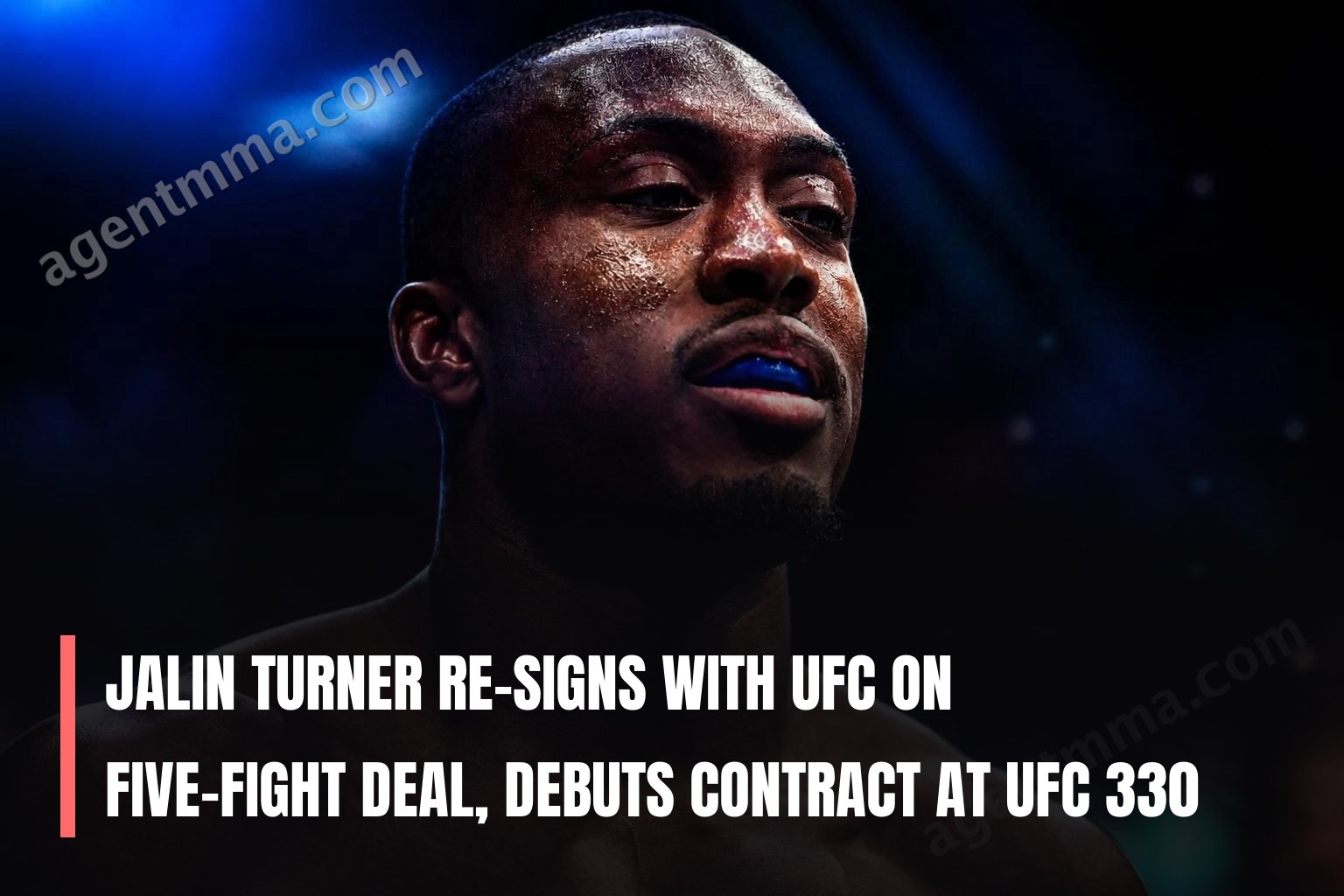 Jalin Turner Re-Signs with UFC on Five-Fight Deal, Debuts Contract at UFC 330