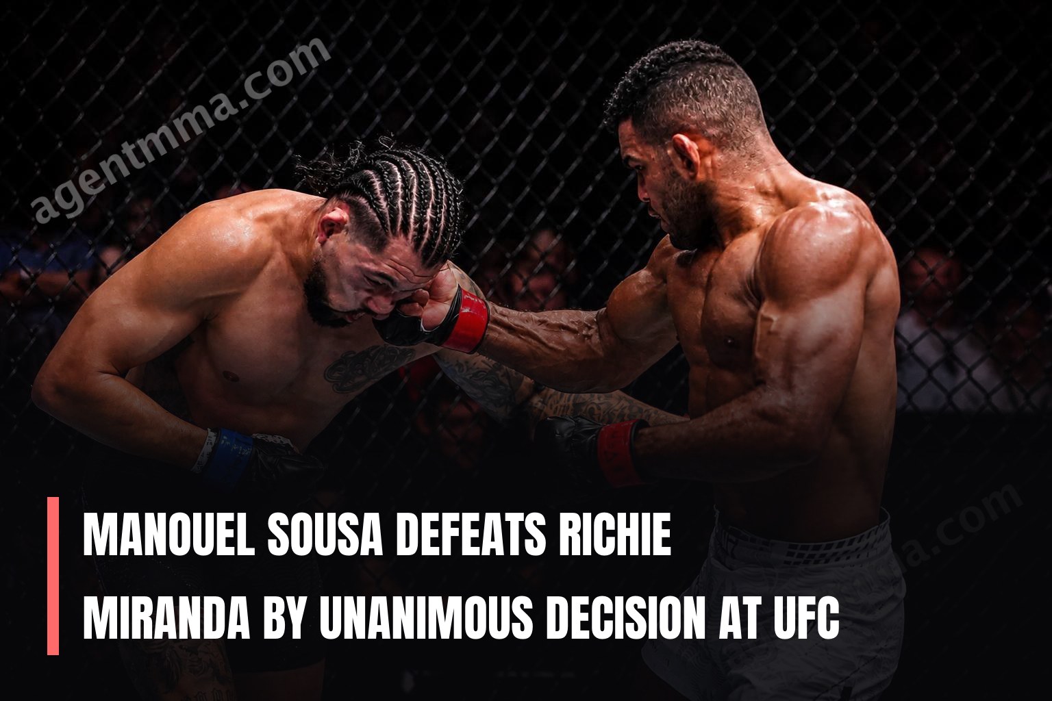 Manouel Sousa Derrota a Richie Miranda por Decisión Unánime en UFC