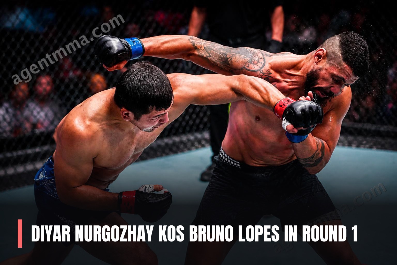 Diyar Nurgozhay noquea a Bruno Lopes en la Ronda 1