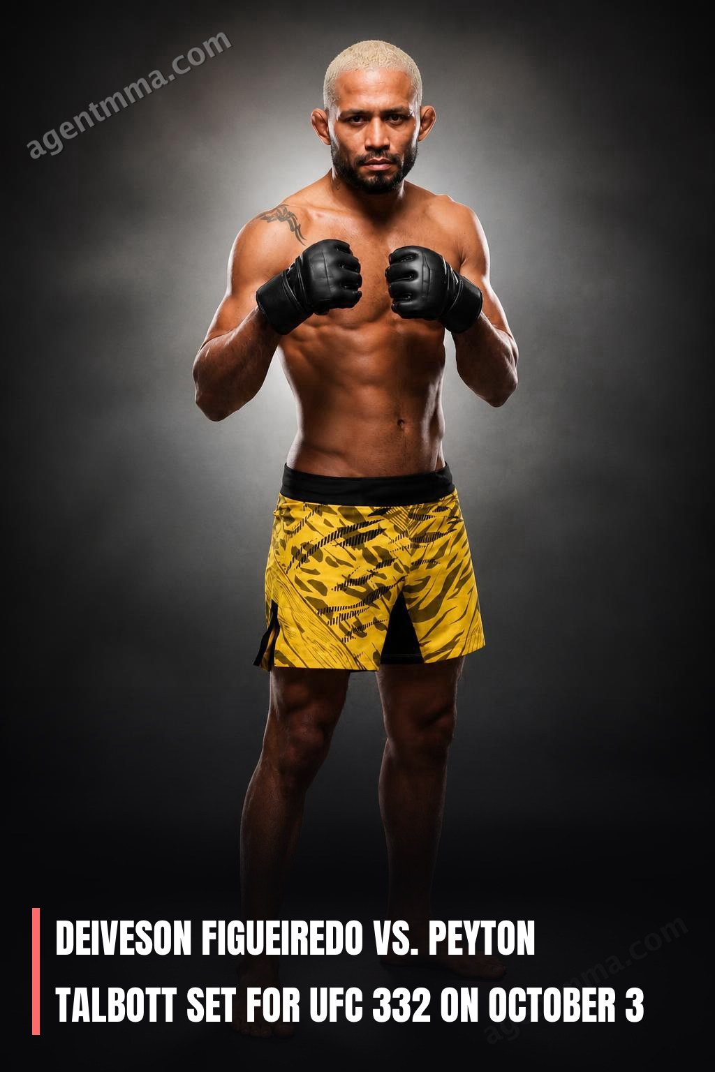 Deiveson Figueiredo vs. Peyton Talbott confirmados para UFC 332 el 3 de octubre