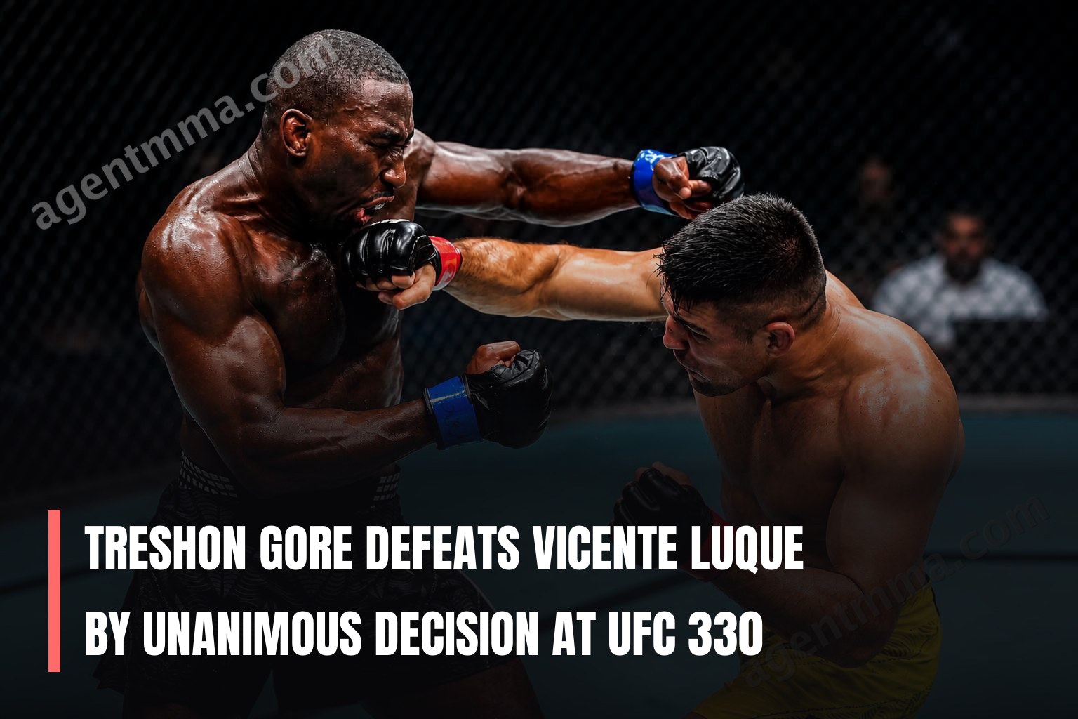 Treshon Gore Defeats Vicente Luque by Unanimous Decision at UFC 330
