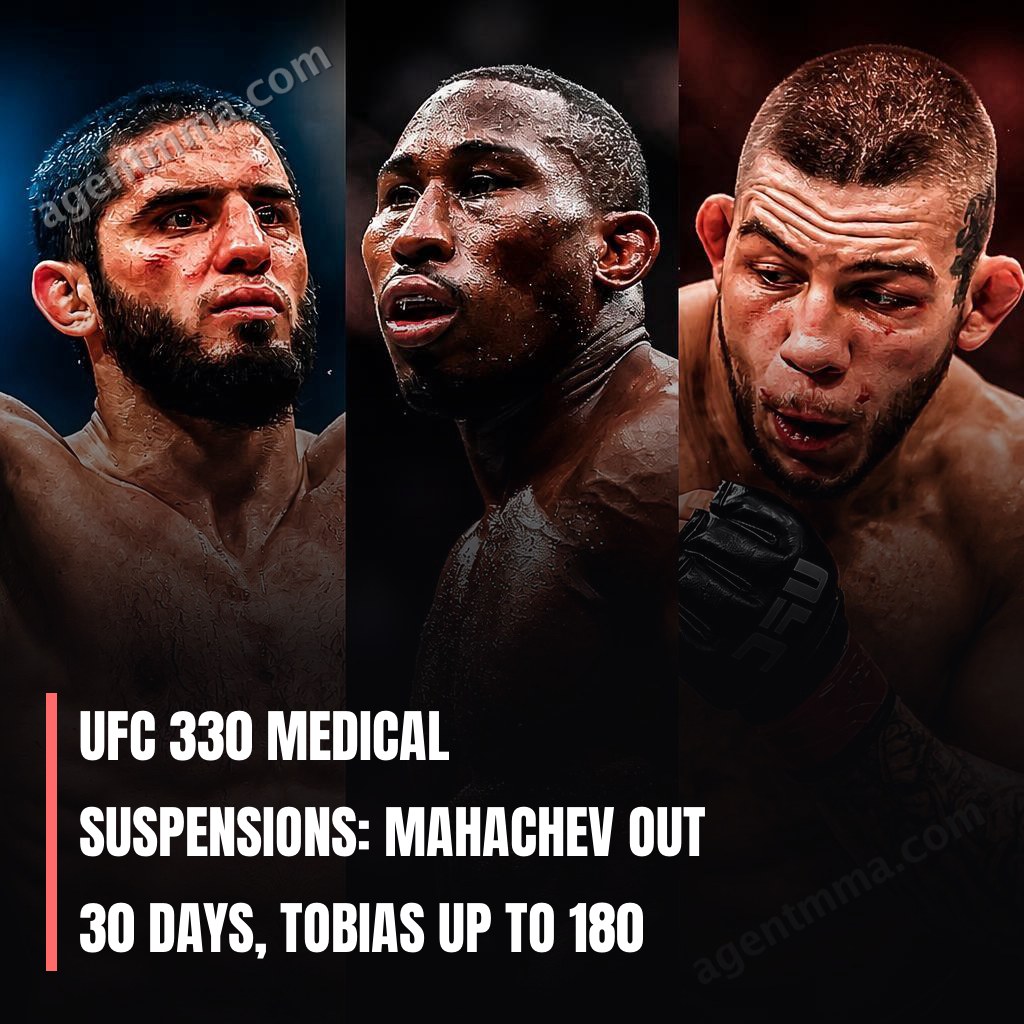 UFC 330 Medical Suspensions: Mahachev Out 30 Days, Tobias Up to 180