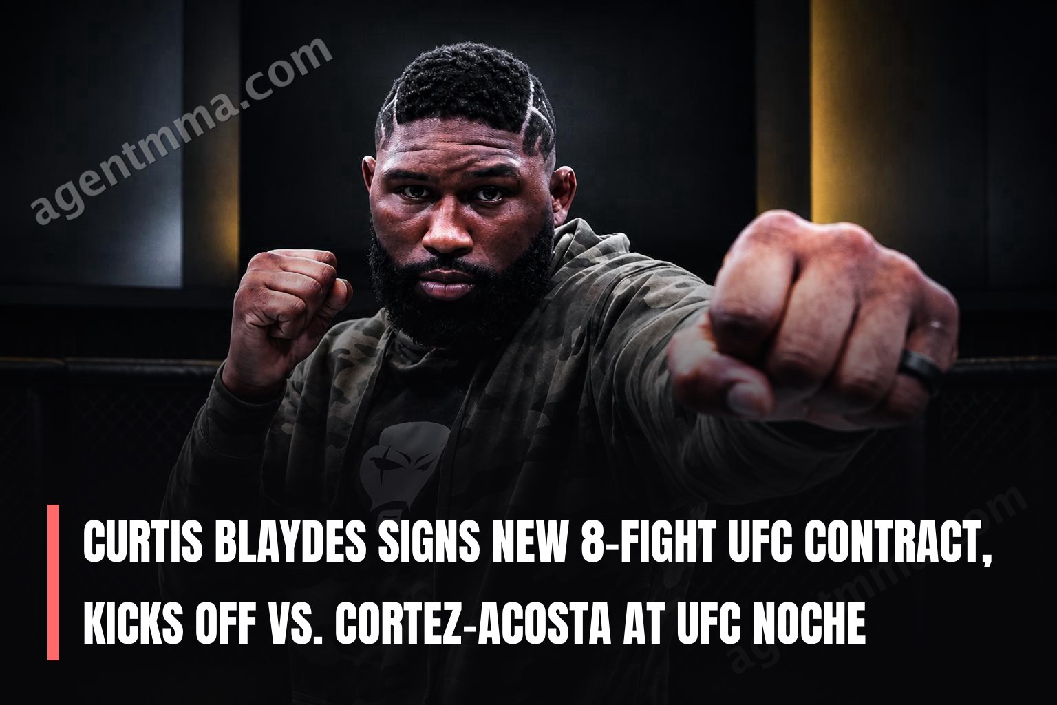 Curtis Blaydes Signs New 8-Fight UFC Contract, Kicks Off vs. Cortez-Acosta at UFC Noche