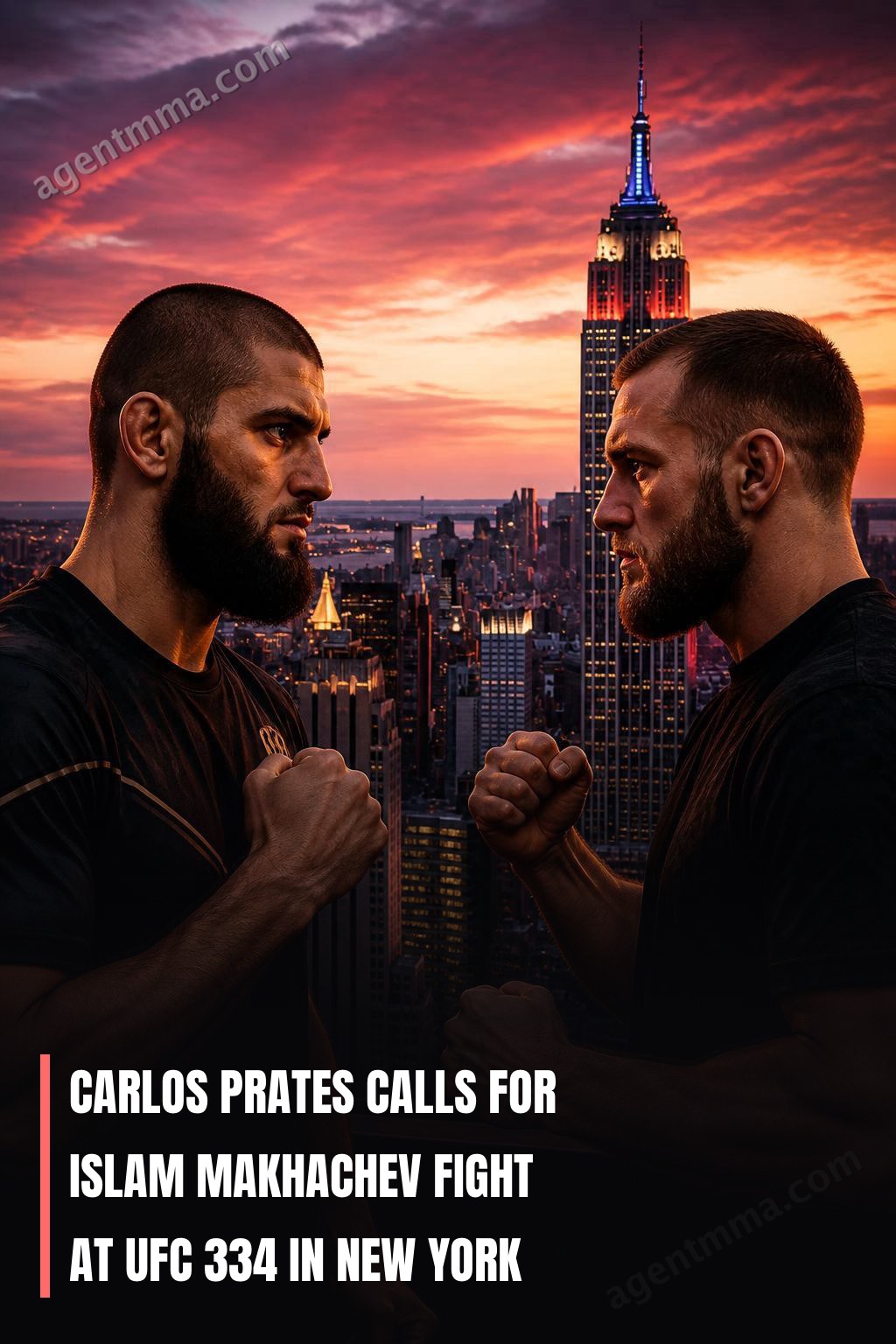 Carlos Prates pide enfrentarse a Islam Majachev en UFC 334 en Nueva York