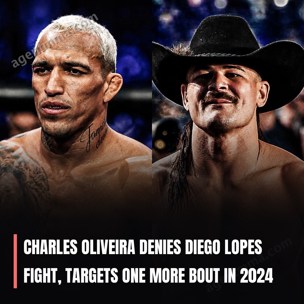Charles Oliveira desmiente pelea contra Diego Lopes, apunta a una más en 2024