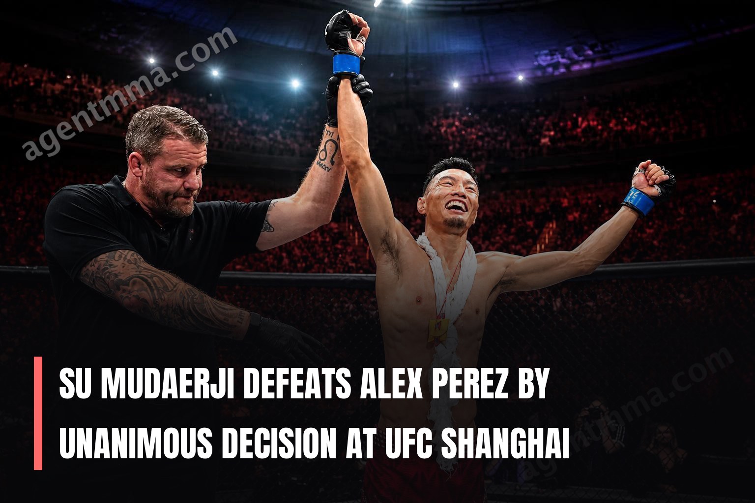 Su Mudaerji Defeats Alex Perez by Unanimous Decision at UFC Shanghai
