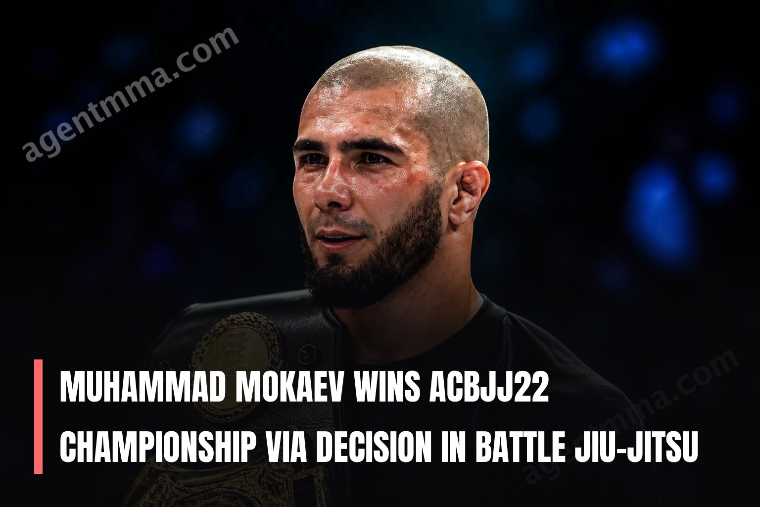 Muhammad Mokaev remporte le championnat ACBJJ22 par décision en battle jiu-jitsu