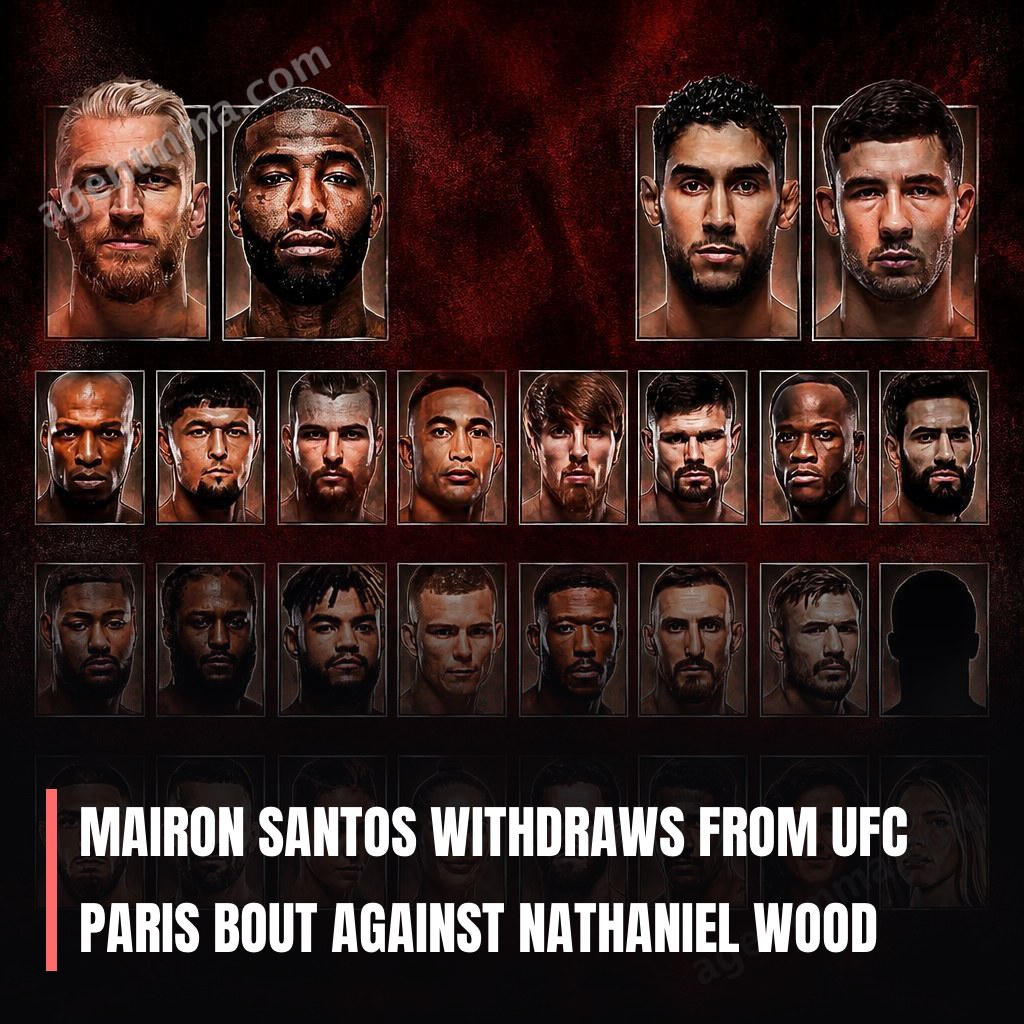 Mairon Santos se retire de son combat à UFC Paris contre Nathaniel Wood