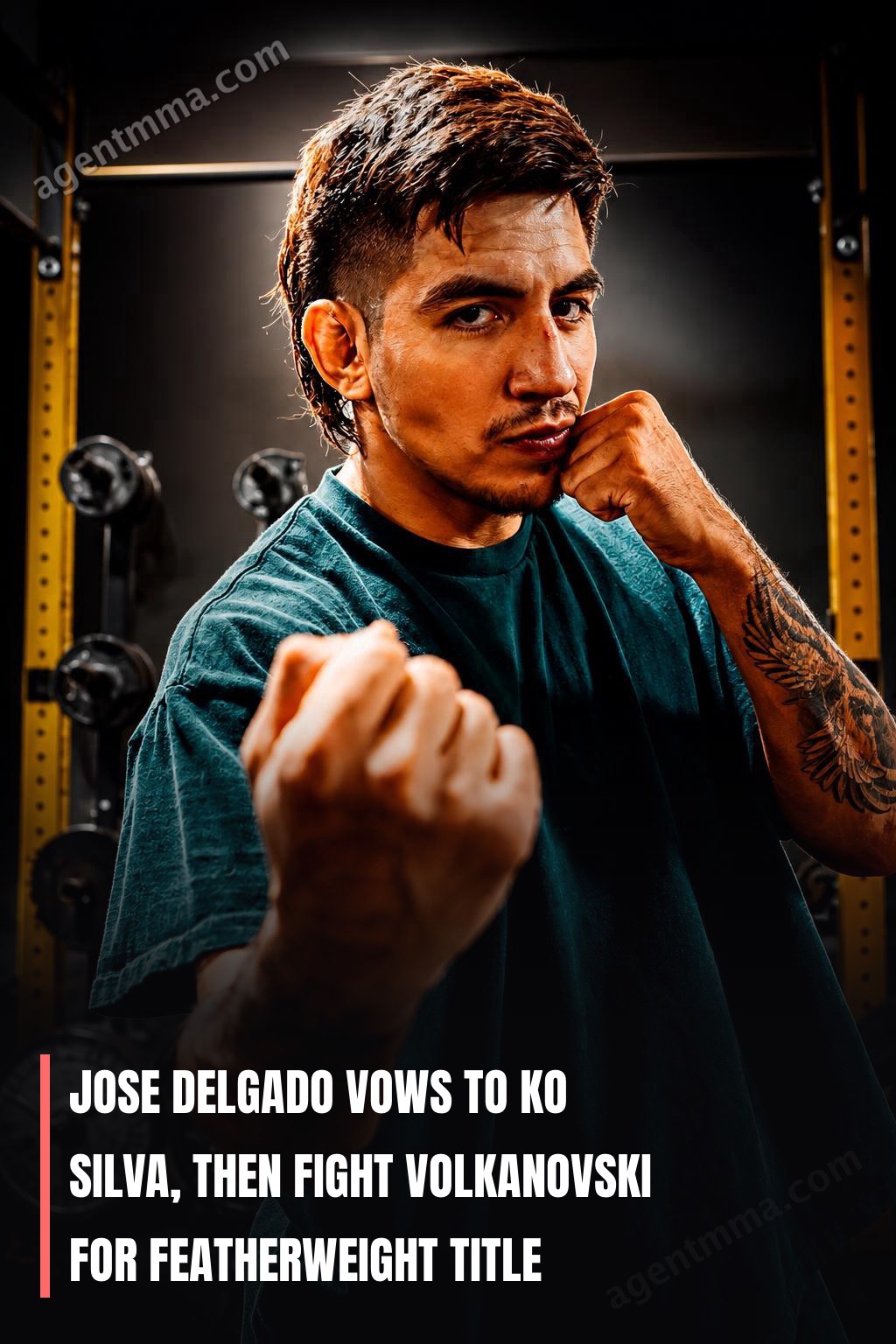 Jose Delgado jure de mettre KO Silva, puis affronter Volkanovski pour le titre en poids plume