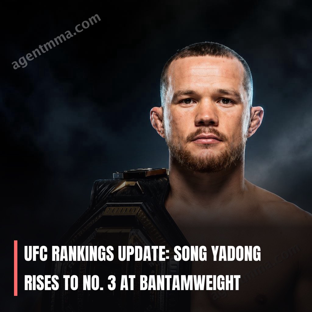 Mise à jour des classements UFC : Song Yadong monte à la 3e place chez les poids coq