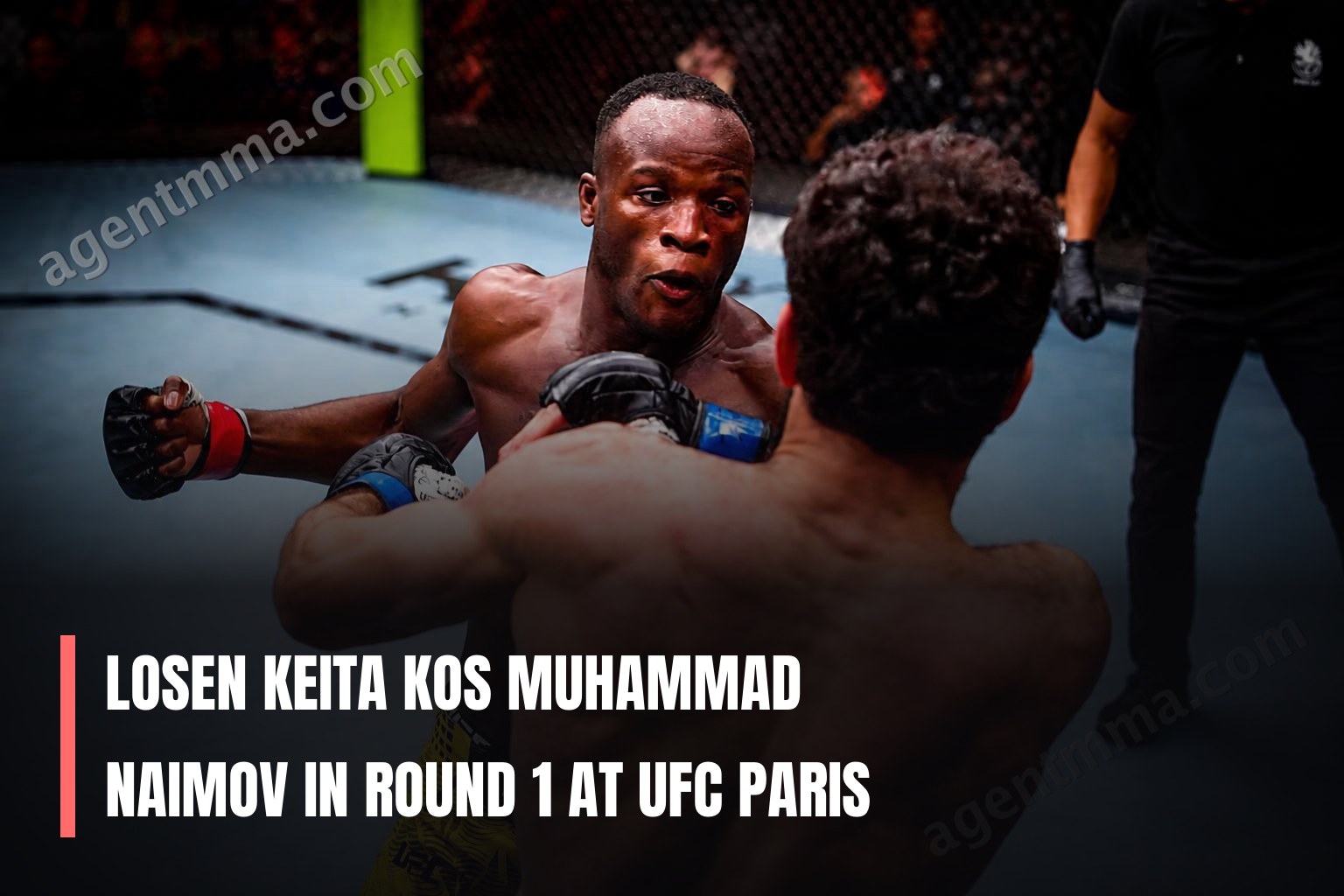 Losen Keita KOs Muhammad Naimov in Round 1 at UFC Paris