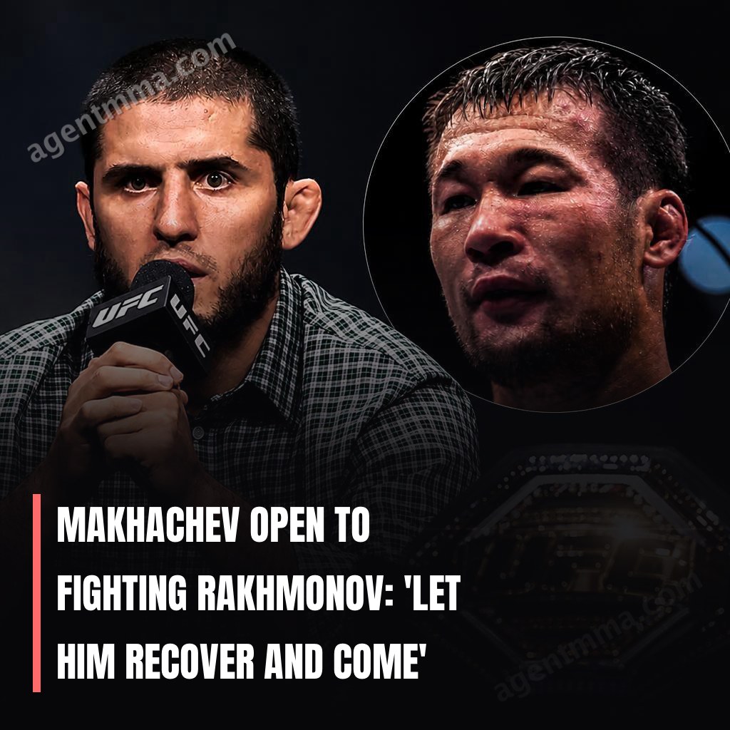 Makhachev Open to Fighting Rakhmonov: 'Let Him Recover and Come'