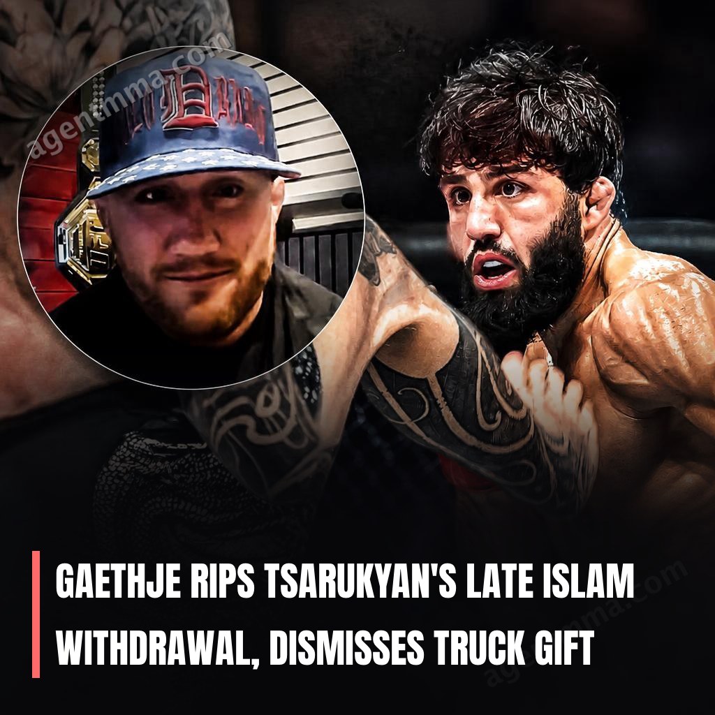 Gaethje rips Tsarukyan's late Islam withdrawal, dismisses truck gift