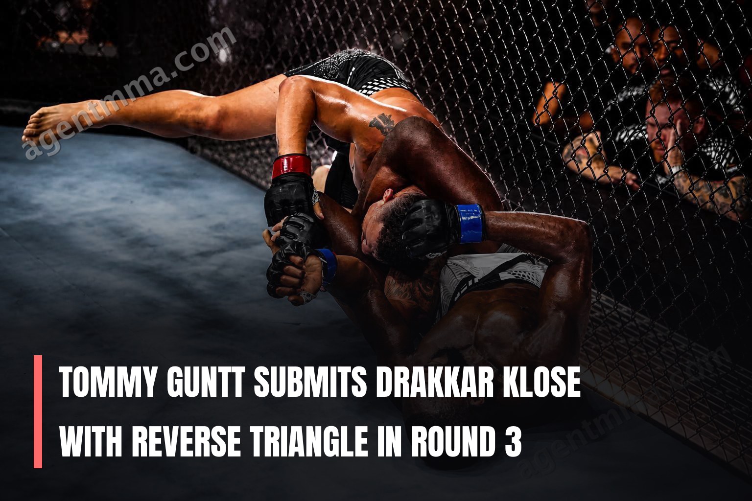 Tommy Guntt Submits Drakkar Klose with Reverse Triangle in Round 3