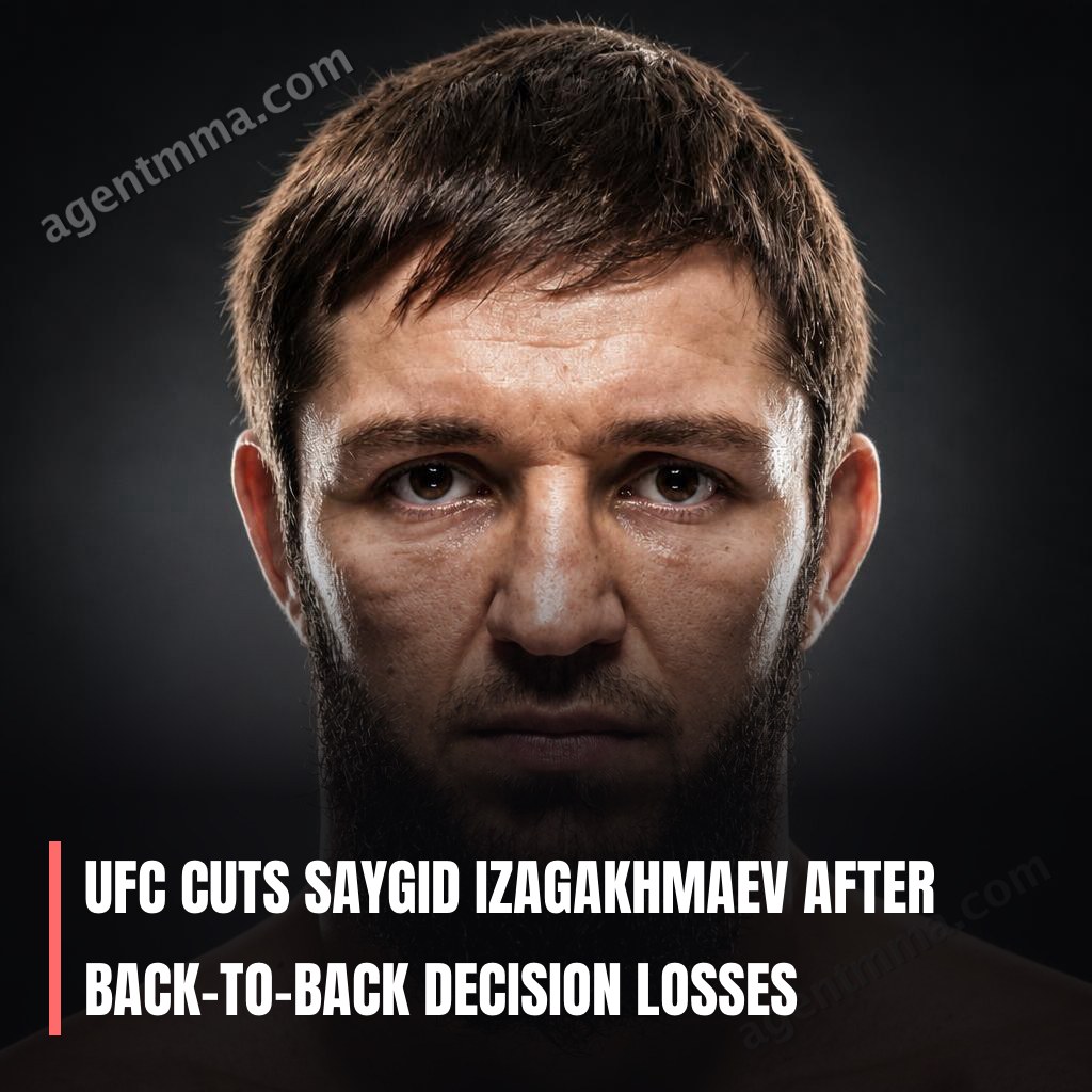 UFC cuts Saygid Izagakhmaev after back-to-back decision losses