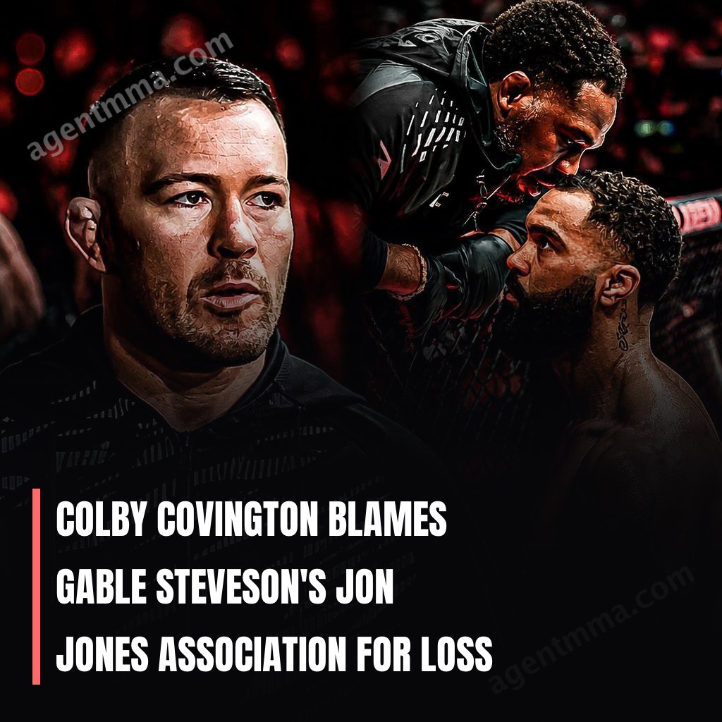 Colby Covington Blames Gable Steveson's Jon Jones Association for Loss