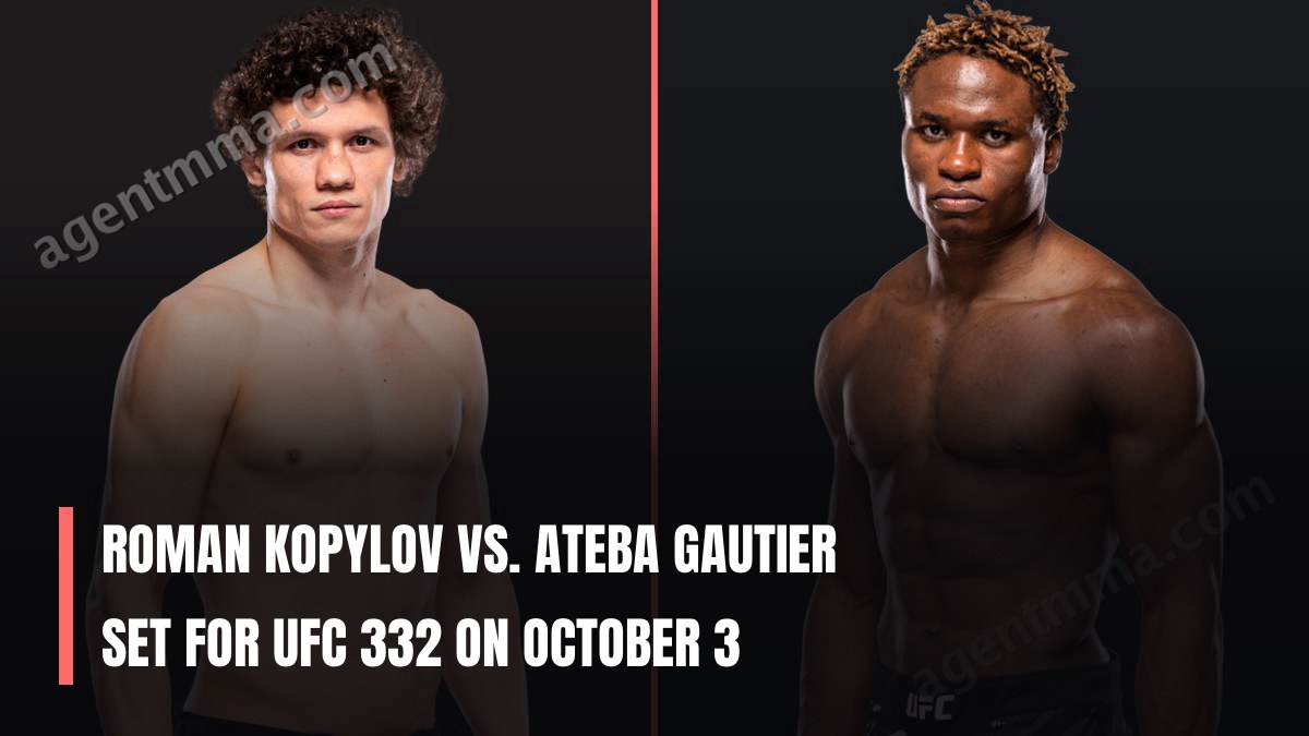 Roman Kopylov vs. Ateba Gautier Set for UFC 332 on October 3