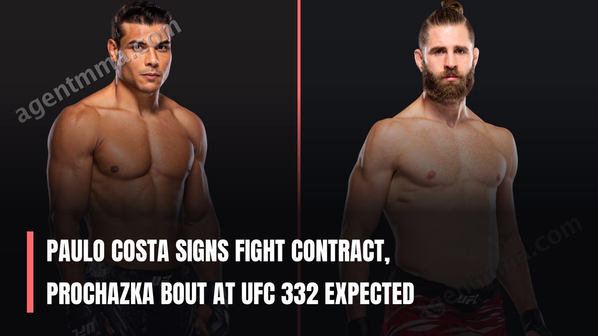 Paulo Costa firma contrato de pelea, combate contra Prochazka en UFC 332 esperado