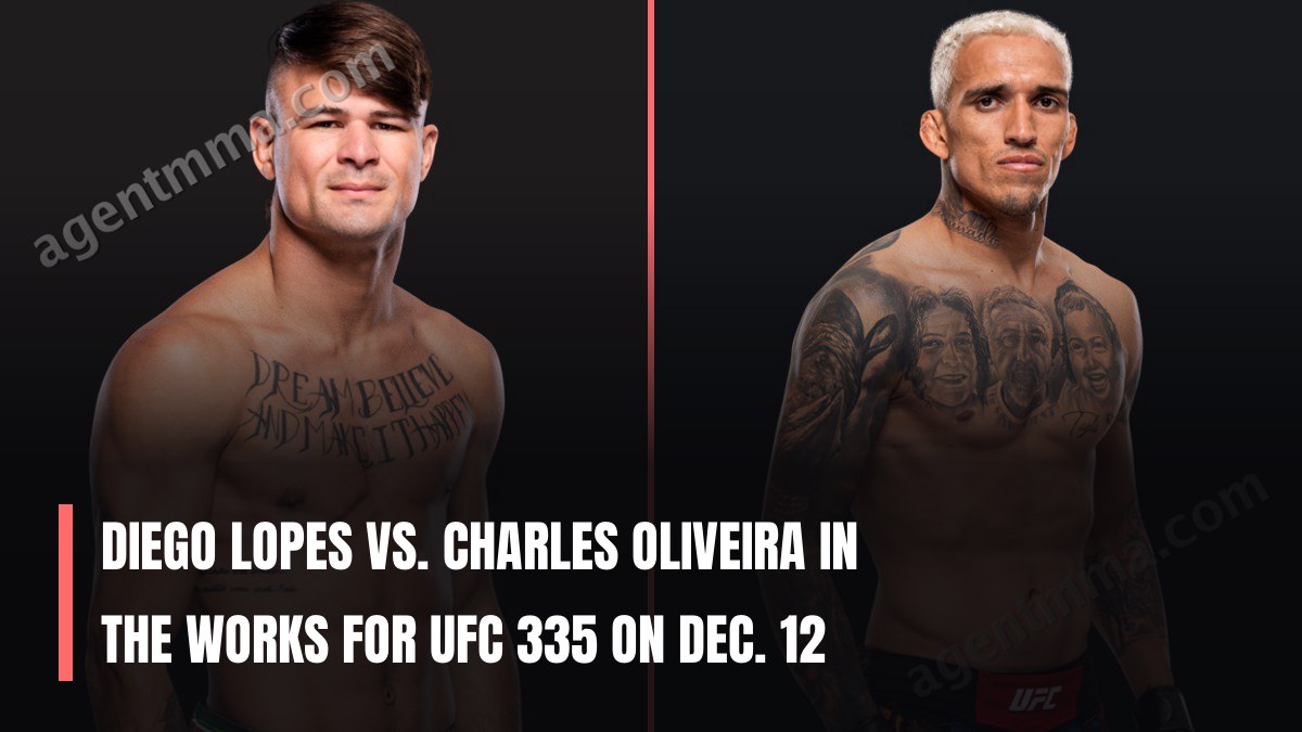 Diego Lopes vs. Charles Oliveira in the works for UFC 335 on Dec. 12