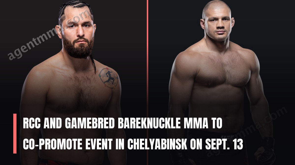 RCC and Gamebred Bareknuckle MMA to Co-Promote Event in Chelyabinsk on Sept. 13