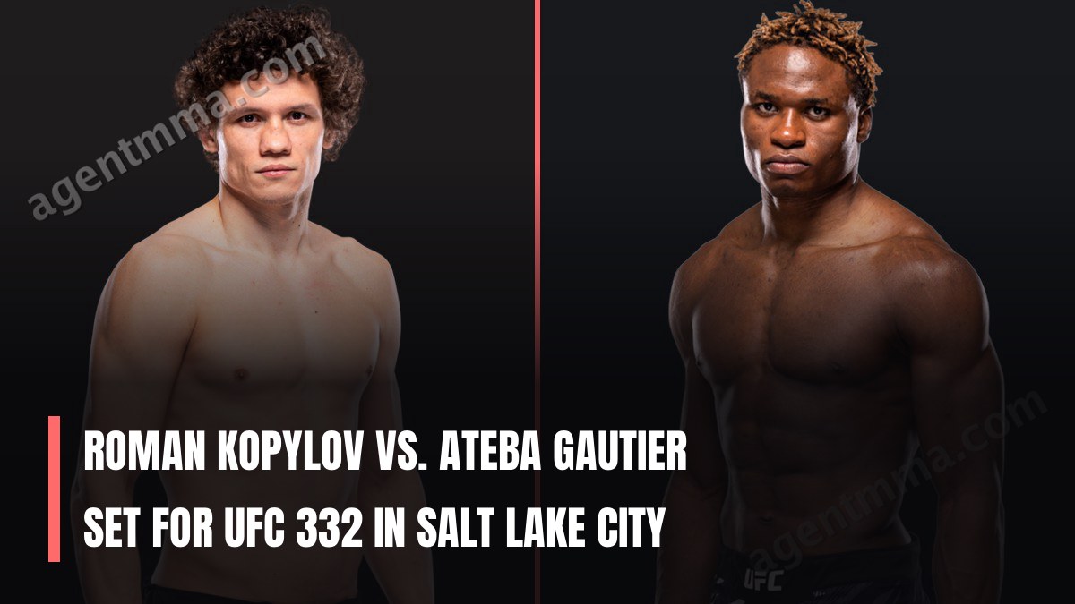 Roman Kopylov vs. Ateba Gautier Set for UFC 332 in Salt Lake City