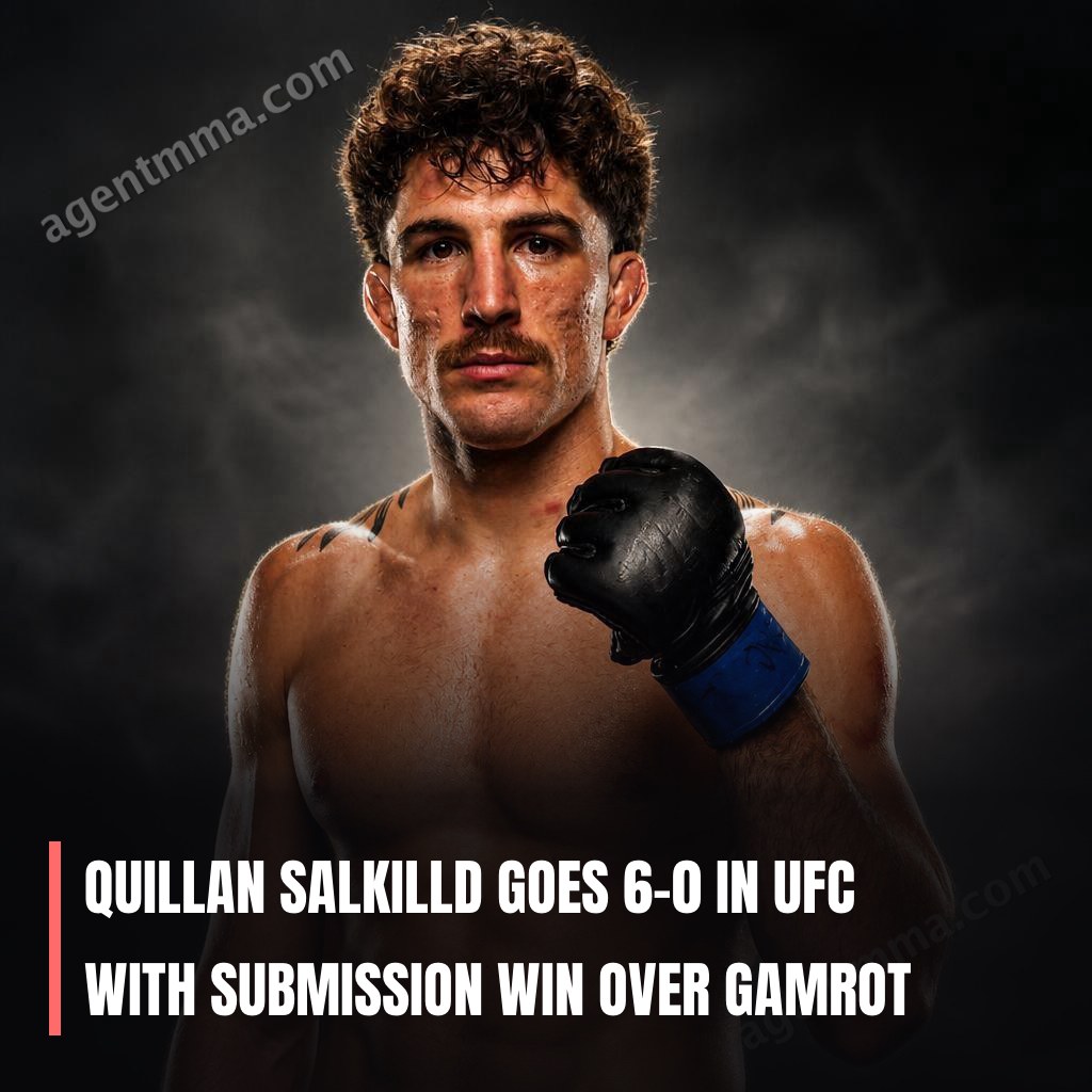 Quillan Salkilld Goes 6-0 in UFC With Submission Win Over Gamrot