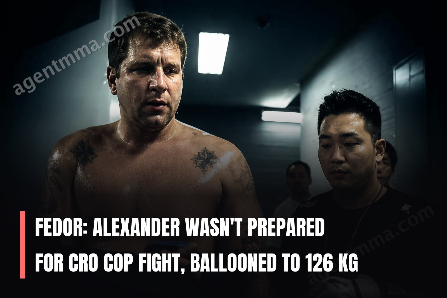 Fedor: Alexander não estava preparado para luta contra Cro Cop, pesou 126 kg