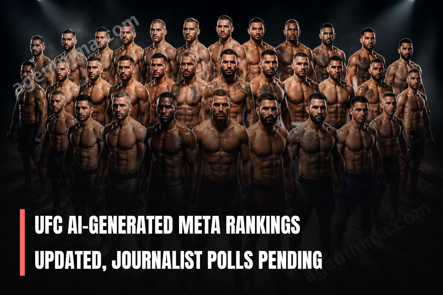 Rankings de Meta Generados por IA de UFC Actualizados, Encuestas de Periodistas Pendientes