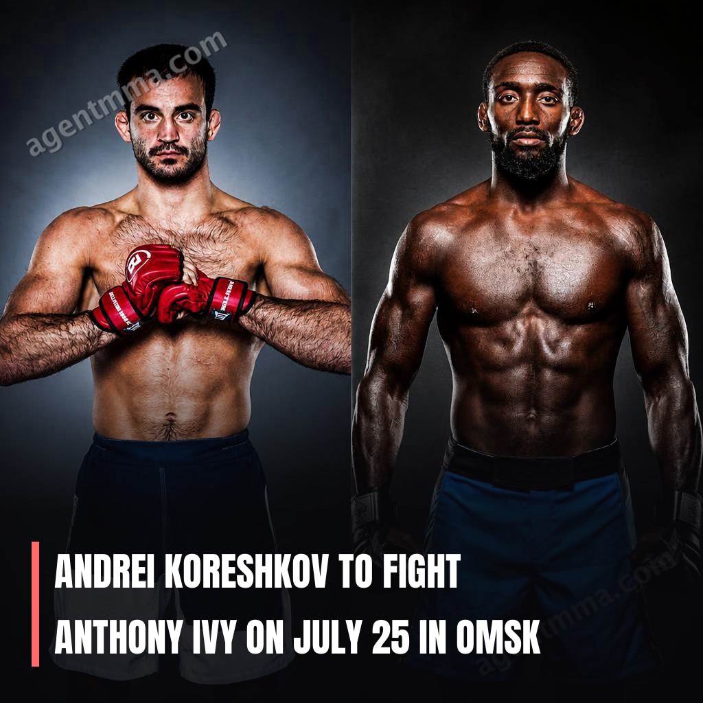 Andrei Koreshkov to Fight Anthony Ivy on July 25 in Omsk
