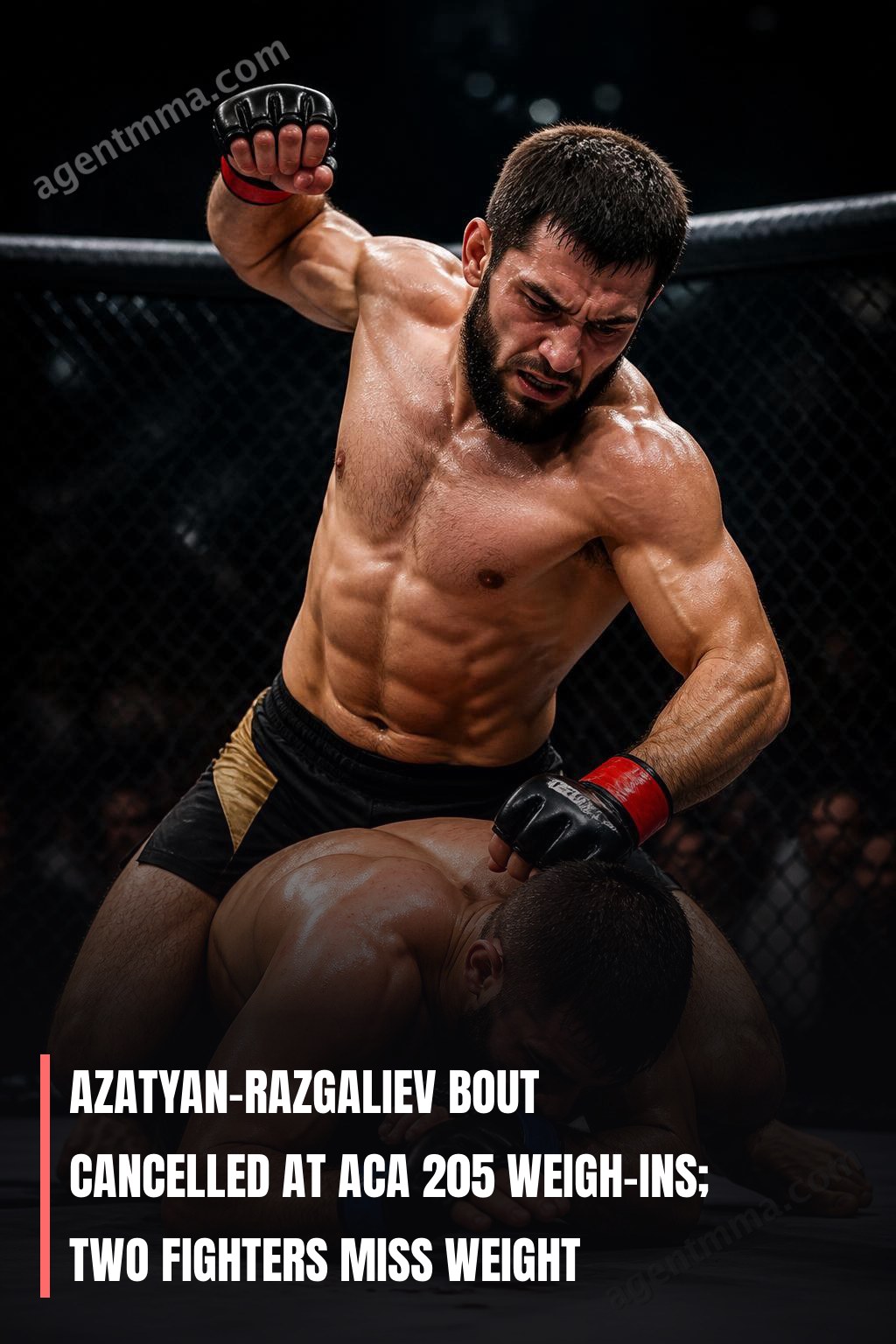 Combate Azatyan-Razgaliev Cancelado en Pesaje de ACA 205; Dos Peleadores Fuera de Peso