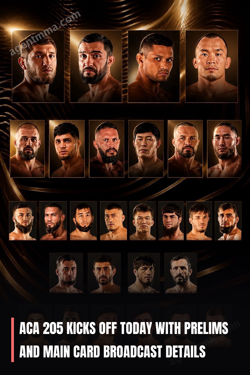 ACA 205 kicks off today with prelims and main card broadcast details