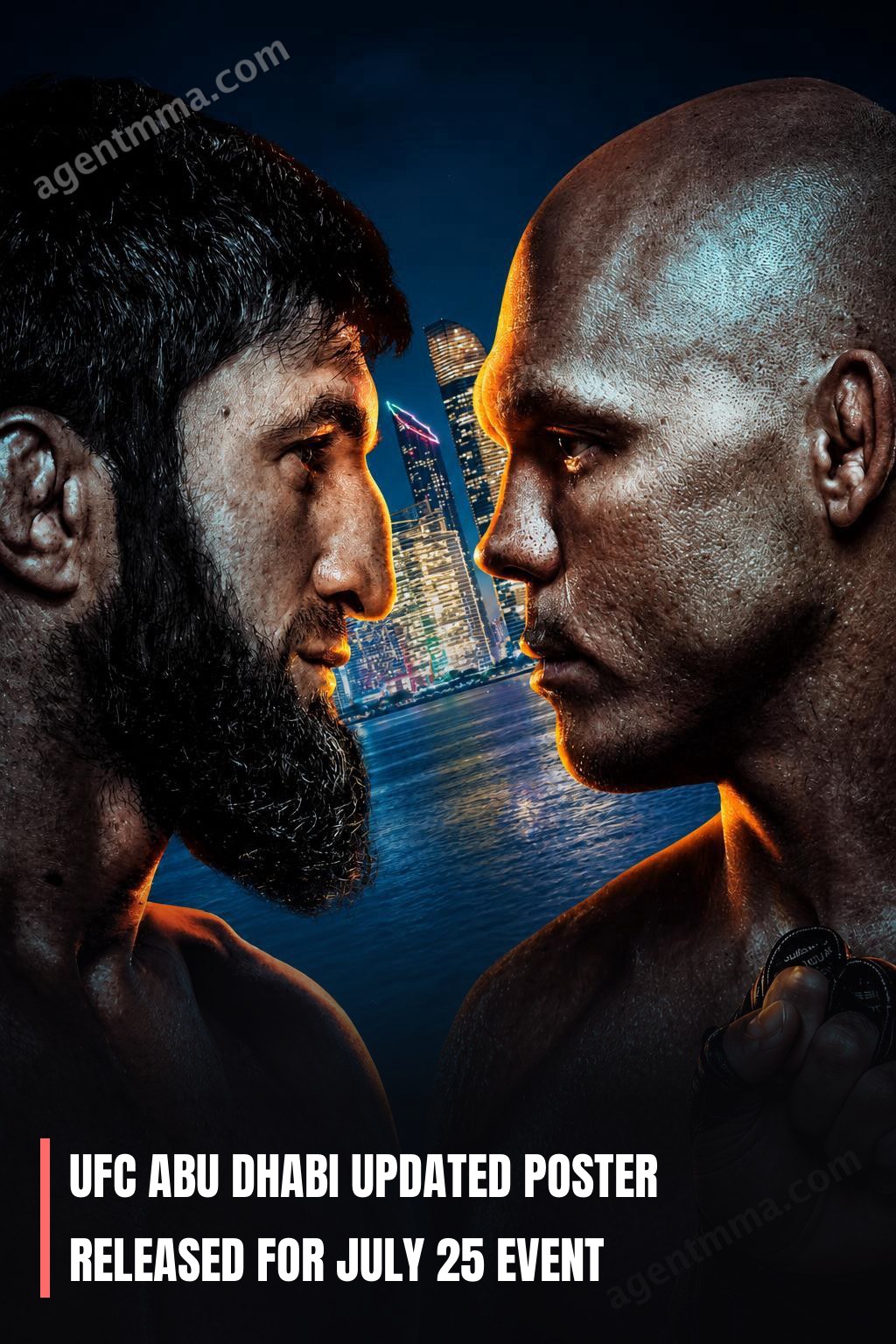 Pôster Atualizado do UFC Abu Dhabi Lançado para Evento de 25 de Julho
