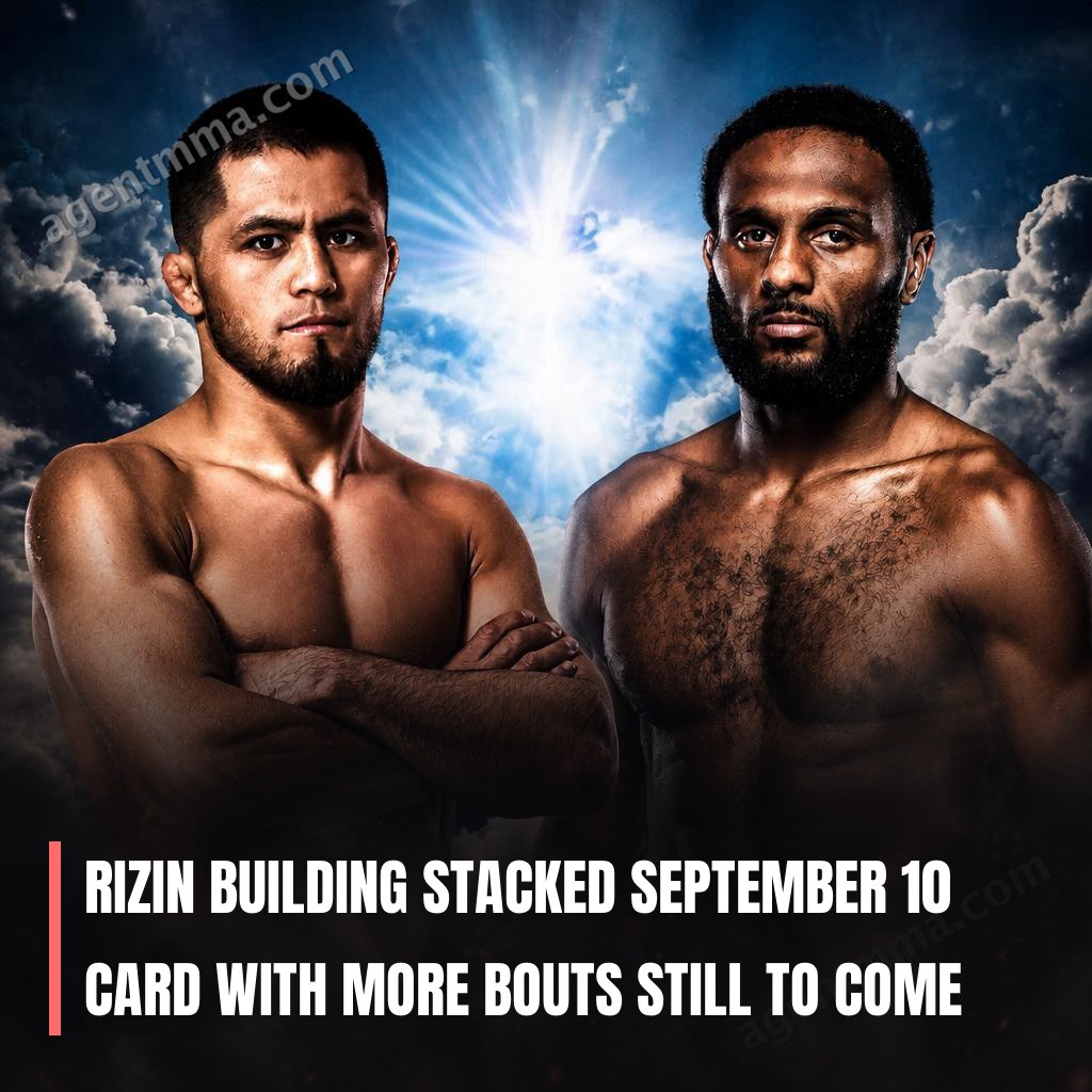 RIZIN Building Strong September 10 Card With More Bouts Still to Be Announced