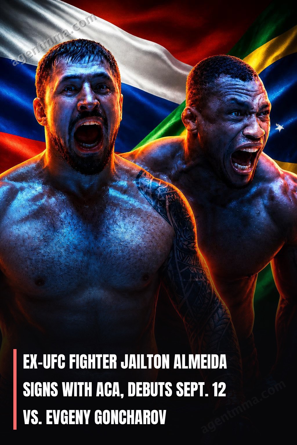 Ex-UFC Fighter Jailton Almeida Signs With ACA, Debuts Sept. 12 vs. Evgeny Goncharov