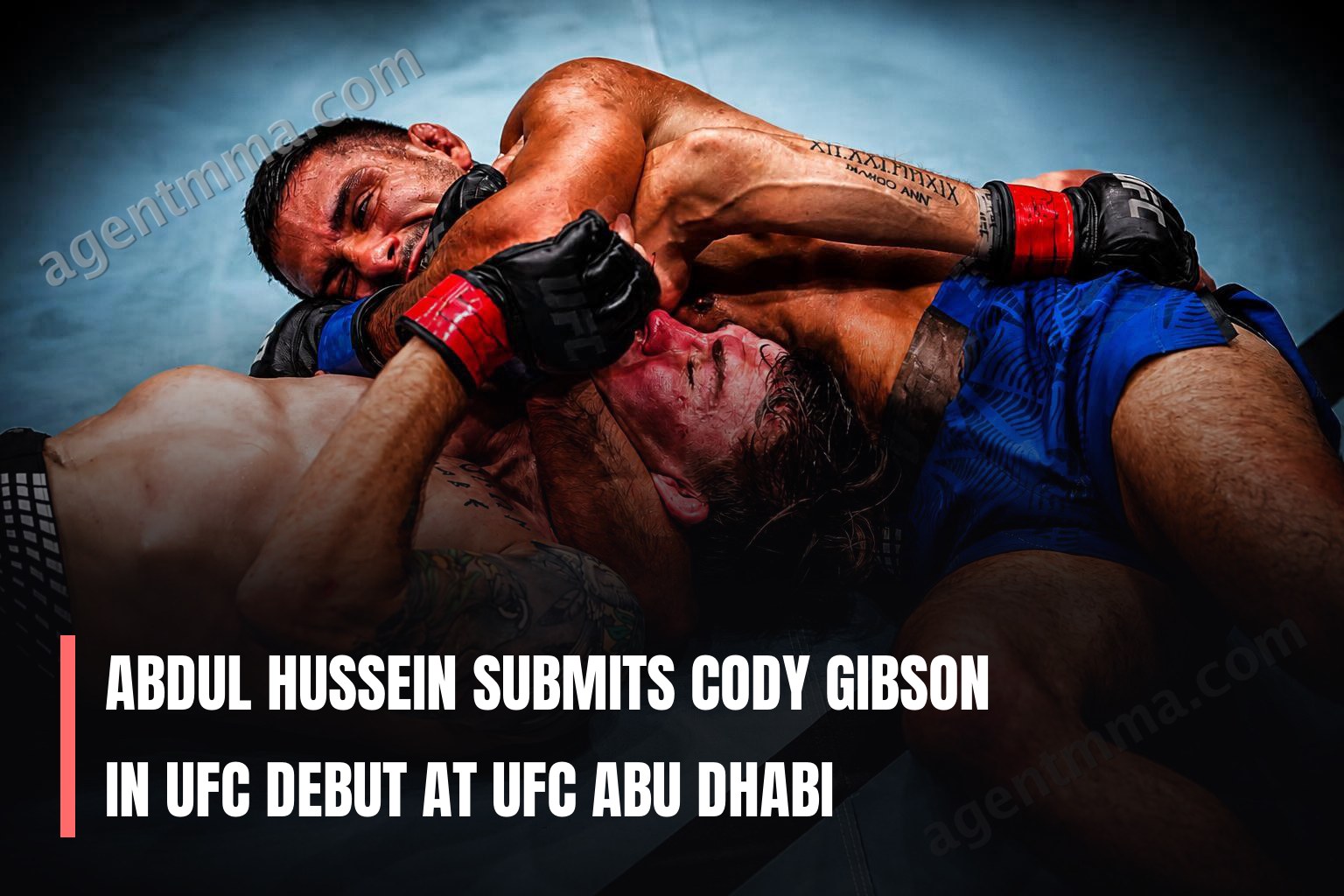 Абдул Хусейн победил Коди Гибсона сабмишном в UFC дебюте на UFC Abu Dhabi