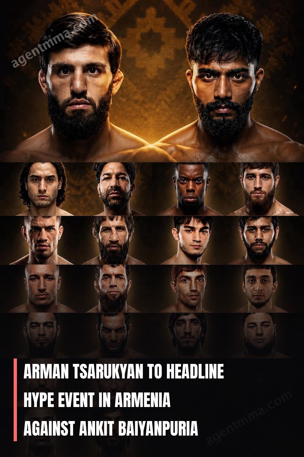 Arman Tsarukyan to headline Hype event in Armenia against Ankit Baiyanpuria