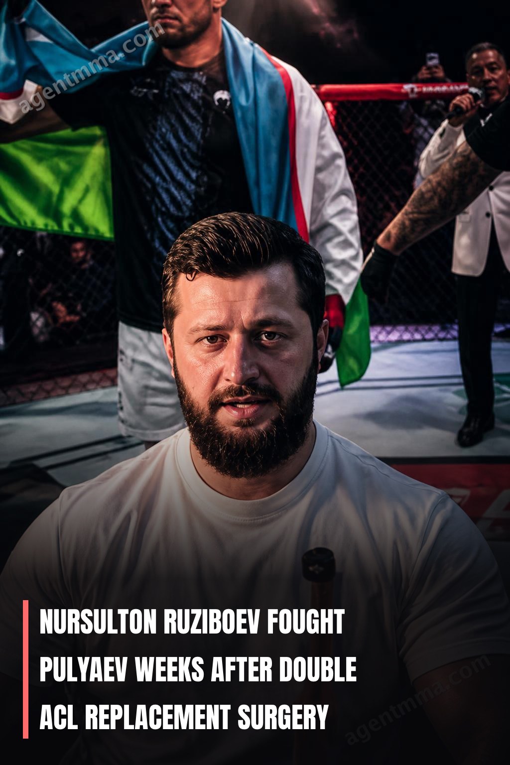 Nursulton Ruziboev Fought Pulyaev Weeks After Double ACL Replacement Surgery